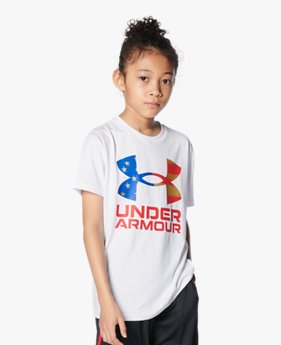 UAテック フラッグ ロゴ ショートスリーブ Tシャツ（トレーニング/KIDS）